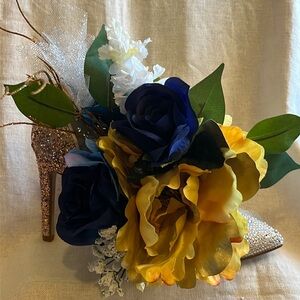 Runway For Hope Designer Floral Shoe.